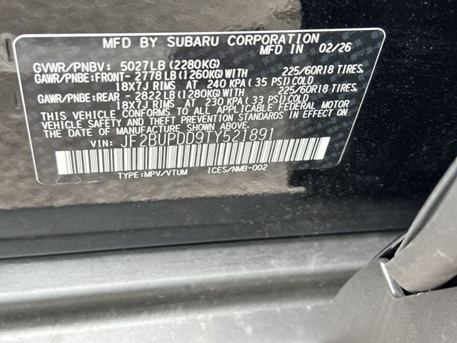 2026 Subaru OUTBACK Limited