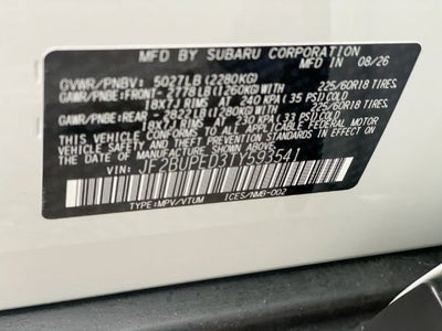 2026 Subaru OUTBACK Touring