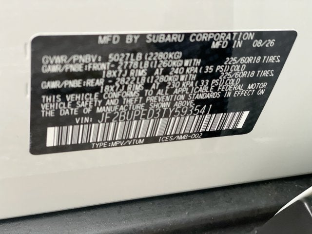 2026 Subaru OUTBACK Touring
