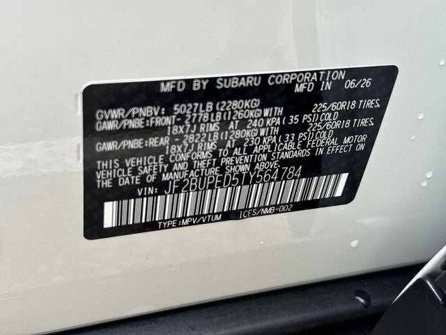 2026 Subaru OUTBACK Touring