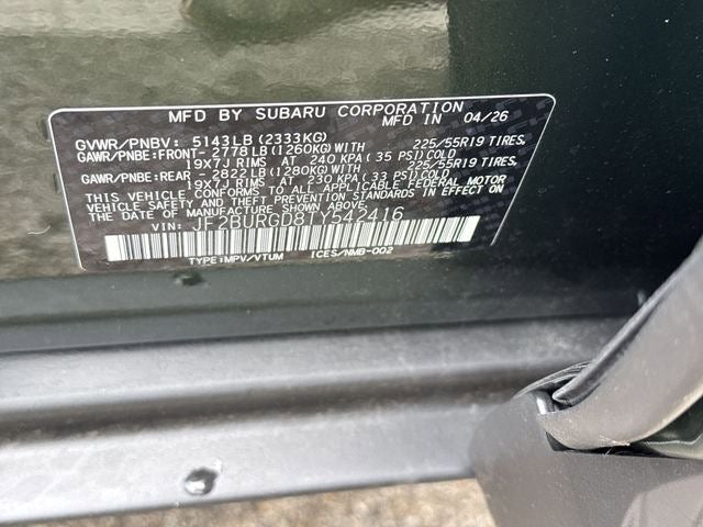 2026 Subaru OUTBACK Limited XT