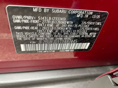 2026 Subaru OUTBACK Touring XT