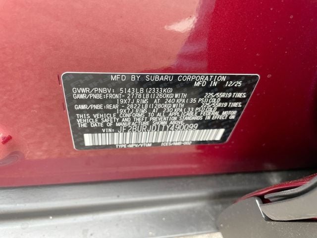 2026 Subaru OUTBACK Touring XT