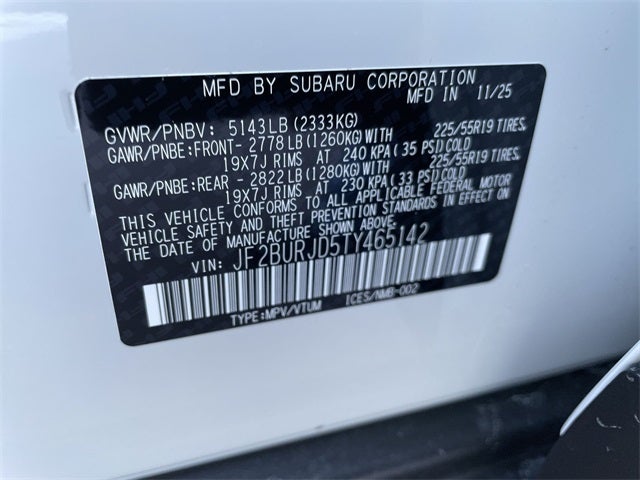 2026 Subaru OUTBACK Touring XT