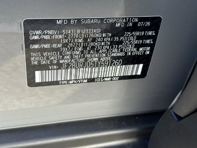 2026 Subaru OUTBACK Touring XT