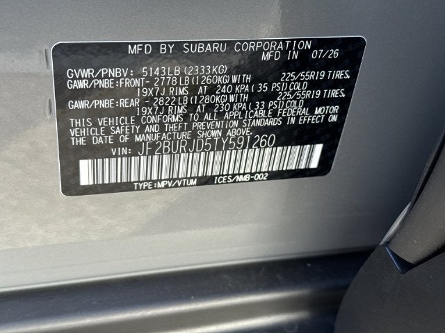 2026 Subaru OUTBACK Touring XT