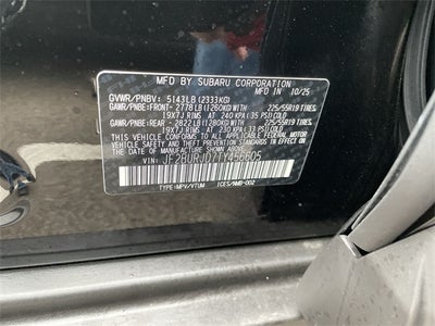 2026 Subaru OUTBACK Touring XT