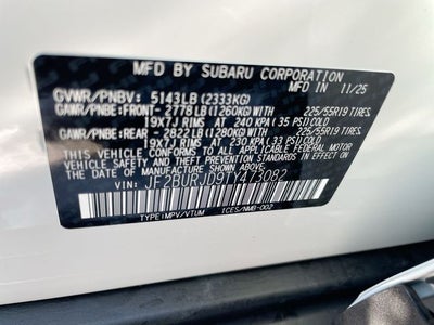 2026 Subaru OUTBACK Touring XT