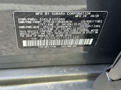 2026 Subaru OUTBACK Wilderness
