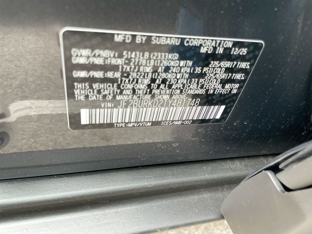 2026 Subaru OUTBACK Wilderness