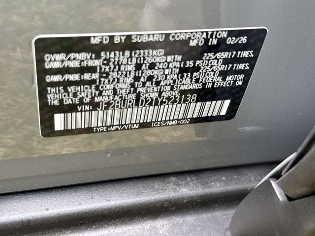 2026 Subaru OUTBACK Wilderness