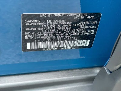 2026 Subaru OUTBACK Wilderness