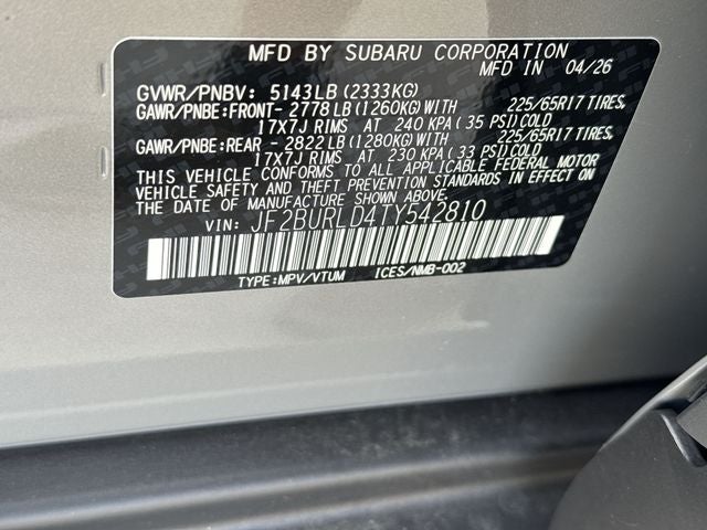 2026 Subaru OUTBACK Wilderness