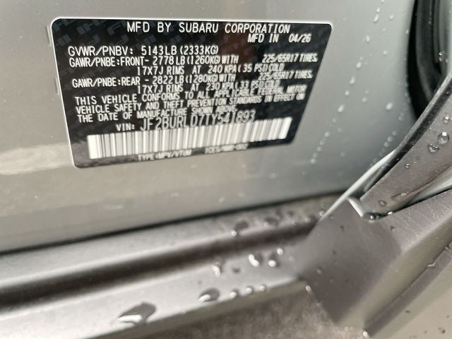 2026 Subaru OUTBACK Wilderness