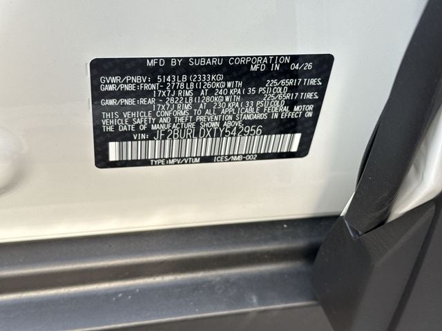 2026 Subaru OUTBACK Wilderness