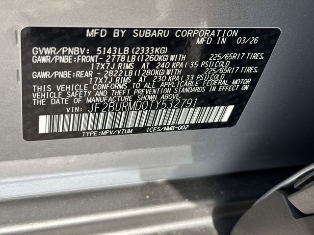 2026 Subaru OUTBACK Wilderness