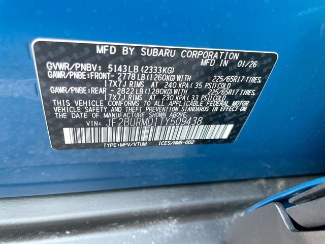 2026 Subaru OUTBACK Wilderness