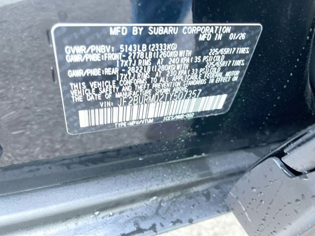 2026 Subaru OUTBACK Wilderness