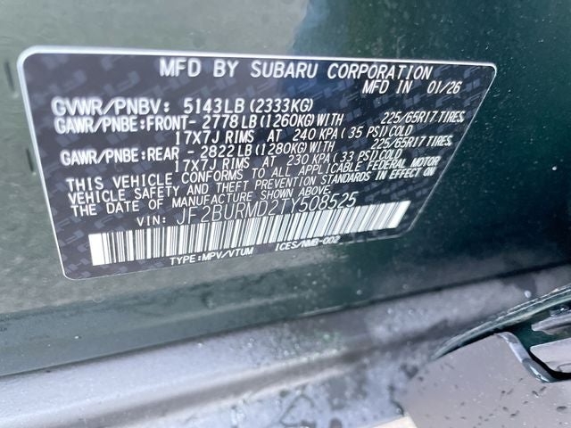 2026 Subaru OUTBACK Wilderness