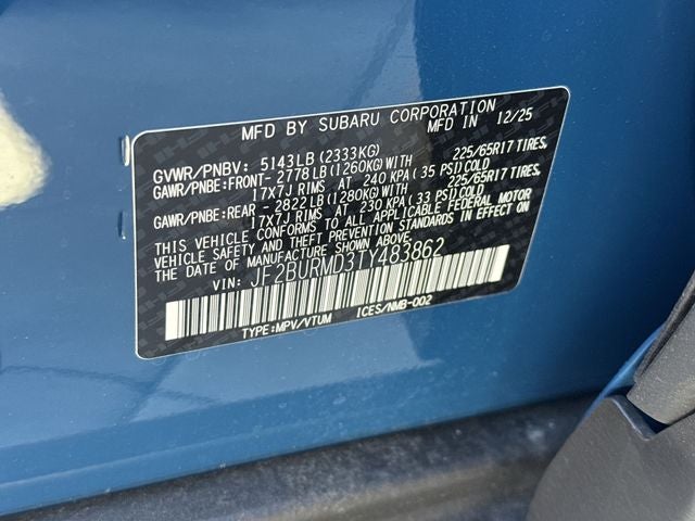 2026 Subaru OUTBACK Wilderness
