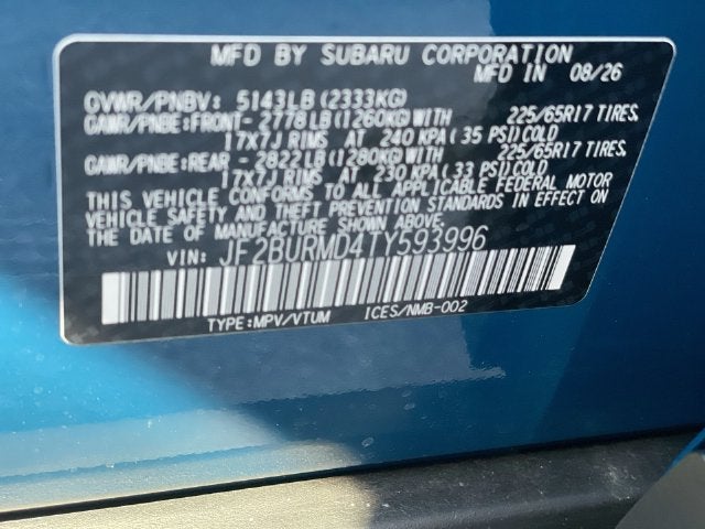 2026 Subaru OUTBACK Wilderness