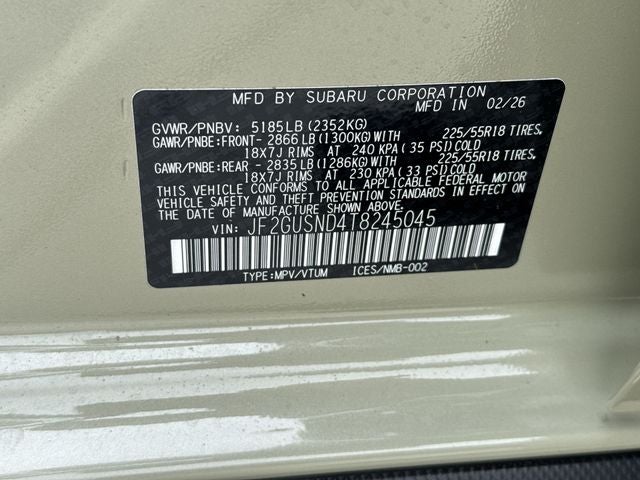 2026 Subaru CROSSTREK Limited Hybrid