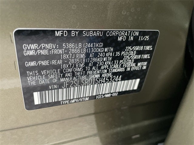 2025 Subaru FORESTER Limited Hybrid