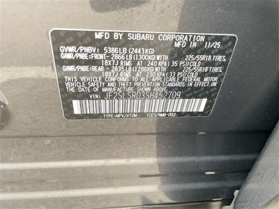 2025 Subaru FORESTER Limited Hybrid