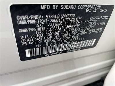 2025 Subaru FORESTER Touring Hybrid