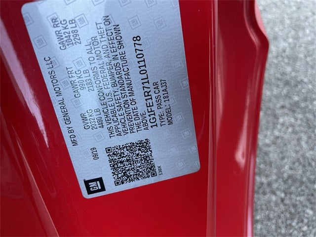 2020 Chevrolet Camaro SS 1SS