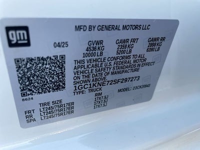 2025 Chevrolet Silverado 2500HD LT