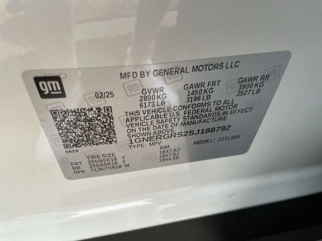 2025 Chevrolet Traverse LT 1LT