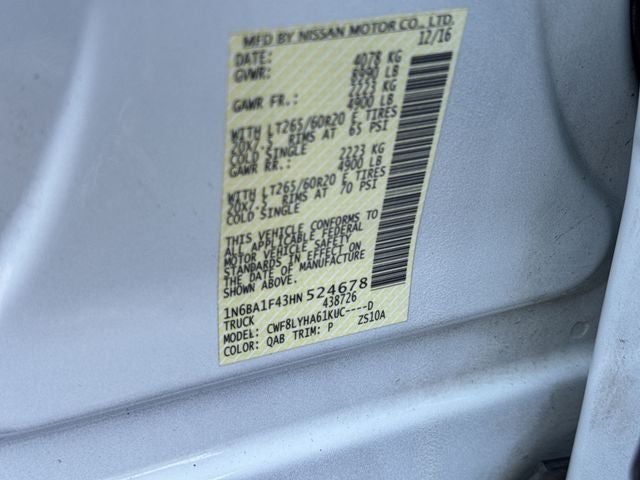 2017 Nissan Titan XD Platinum Reserve