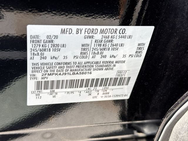 2020 Ford Edge SEL