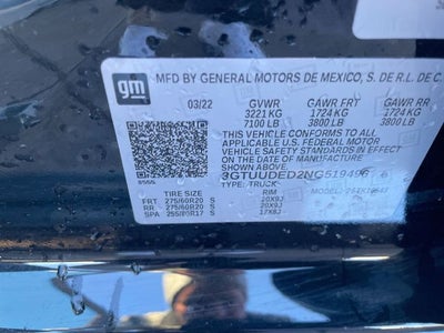 2022 GMC Sierra 1500 SLT