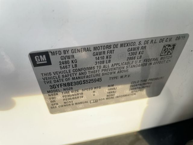 2016 Cadillac SRX Luxury