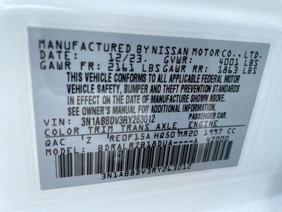 2024 Nissan Sentra SR