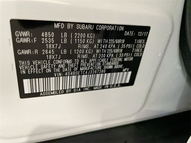 2018 Subaru Outback 3.6R Touring