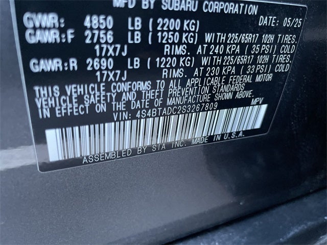 2025 Subaru OUTBACK Premium