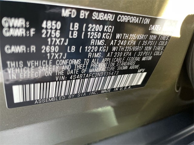 2022 Subaru Outback Premium