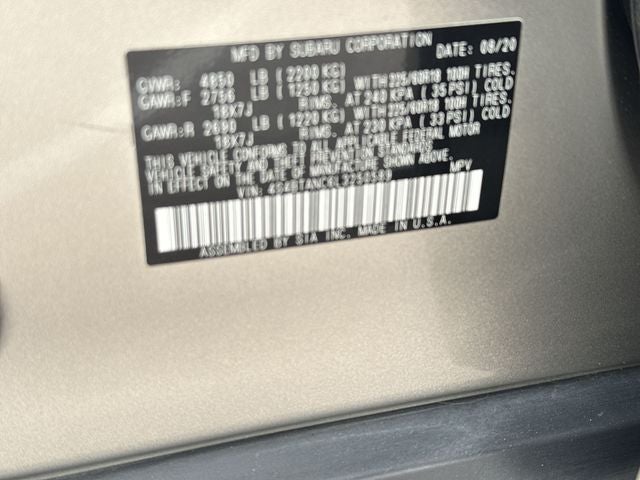 2020 Subaru Outback Limited