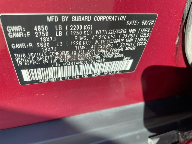 2020 Subaru Outback Limited