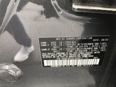 2020 Subaru Outback Touring