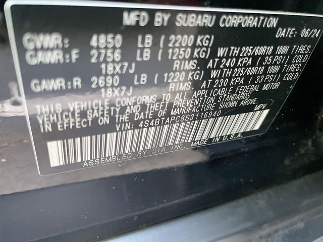 2025 Subaru Outback Touring