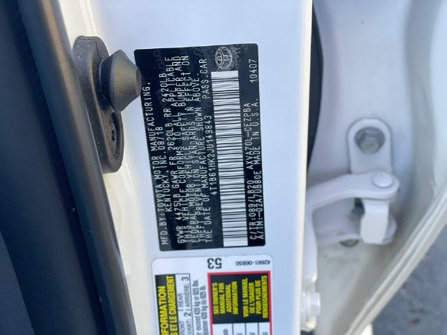 2018 Toyota Camry XSE