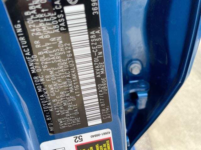 2020 Toyota Camry SE