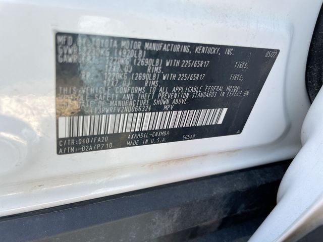 2022 Toyota RAV4 Hybrid XLE