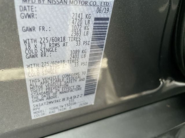 2019 Nissan Rogue SV