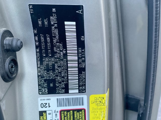 2015 Toyota Sienna XLE Premium 8 Passenger