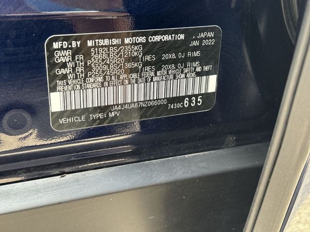2022 Mitsubishi Outlander Black Edition